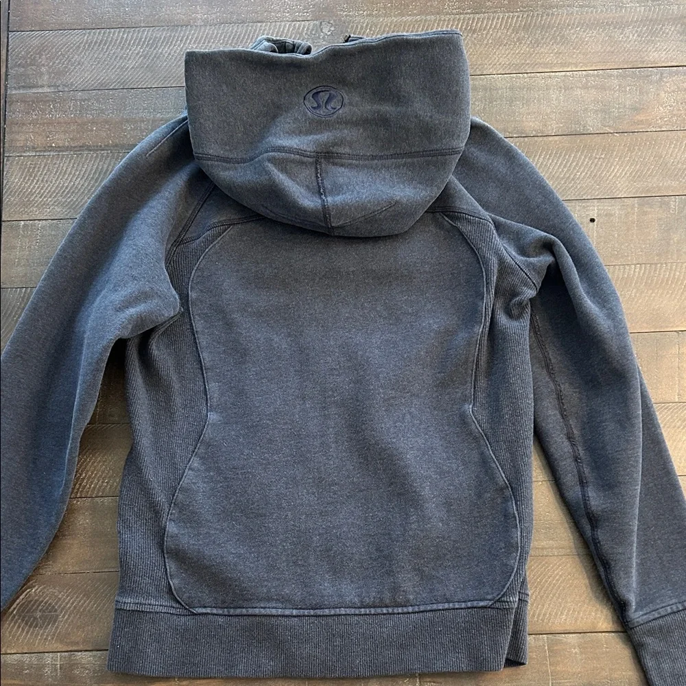 lululemon Scuba Denim Blue Hoodie - Picture 5 of 9